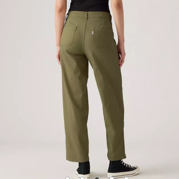 Levi's Khaki Green Utility Pants - Picture 3 of 10